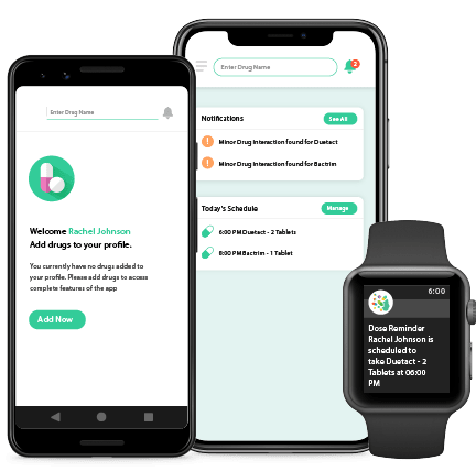 KnowYourMeds on Multiple devices and wearables